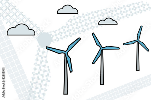 Electric Windfarm