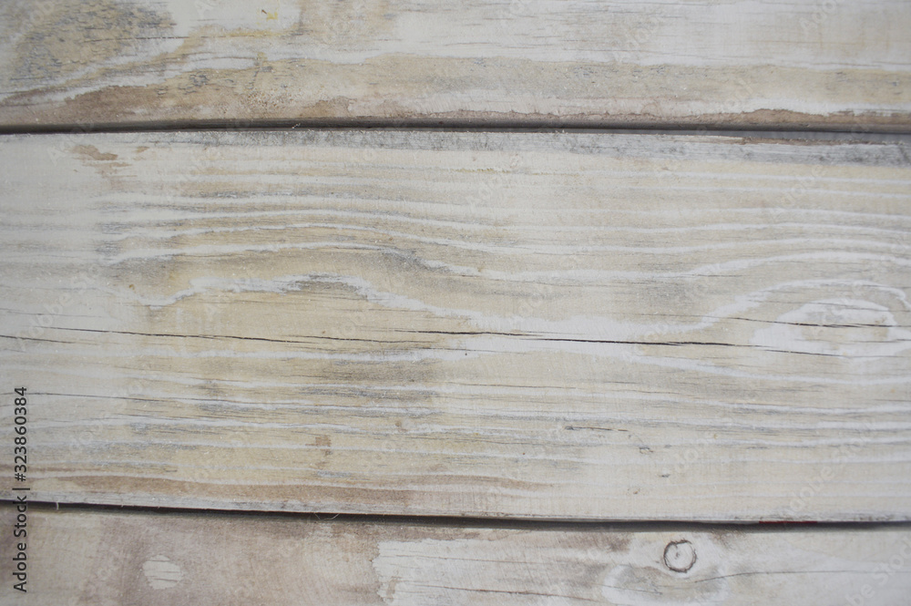 Fototapeta premium Background, white boards, horizontal, dirty white