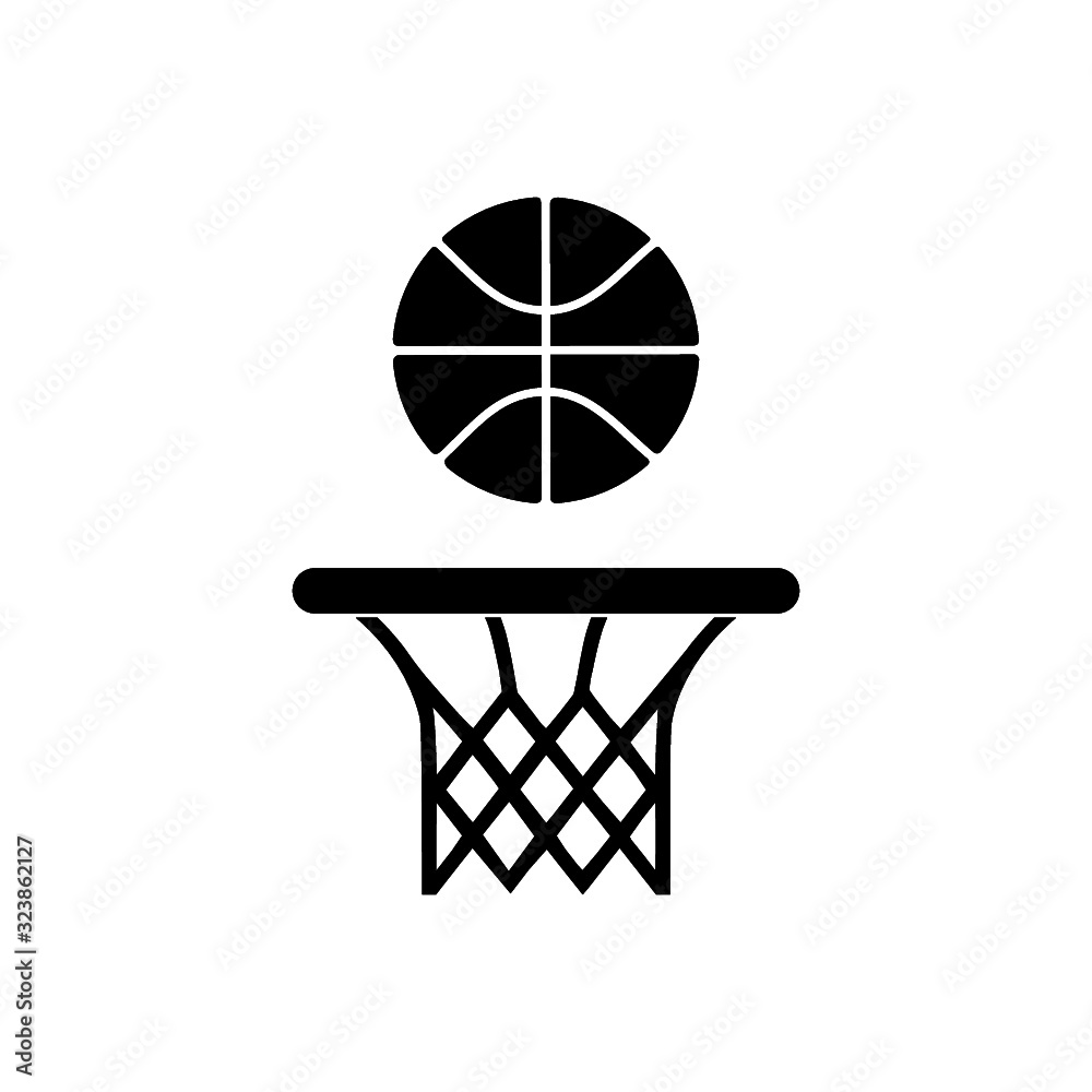 Basketball icon isolated on white background. Basketball icon simple sign Basketball icon isolated on white background. Basketball icon simple sign