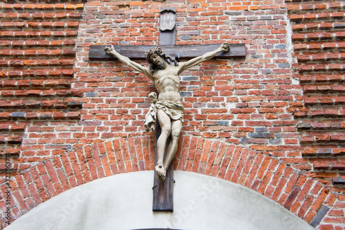 Crucifixion with Jesus. Background for Christianity and religion.