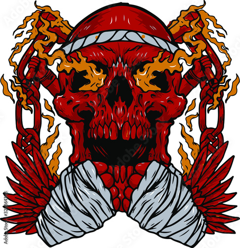 skull muay thai 