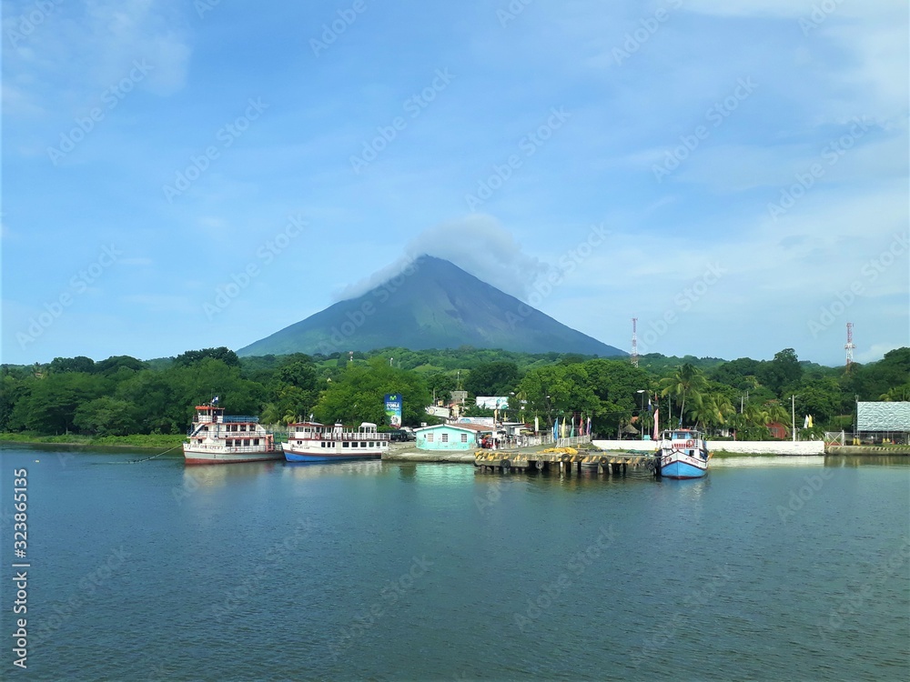 volcano ometepe island nicaragua central america