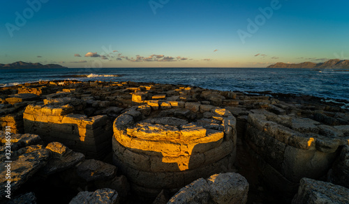 Necropolis am Meer im Norden Mallorcas photo