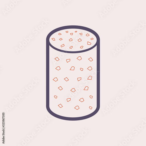 concrete testing icon