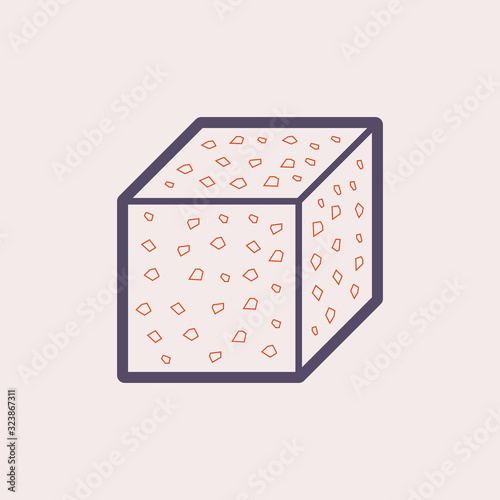 concrete testing icon