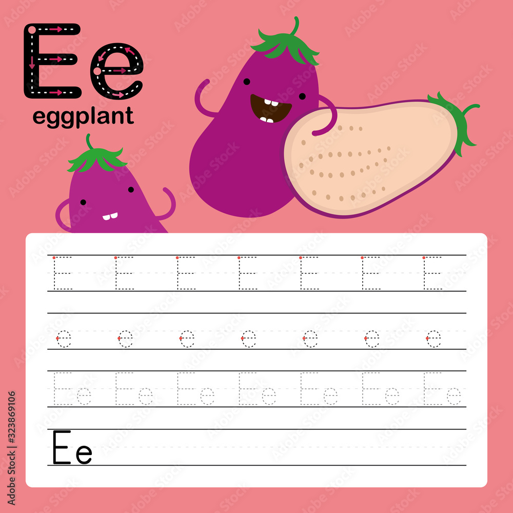 Alphabet tracing worksheet for preschool and kindergarten to improve ...