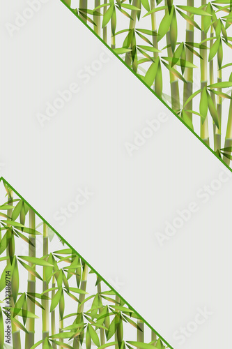 Chinese Retro Style Bamboo Background 