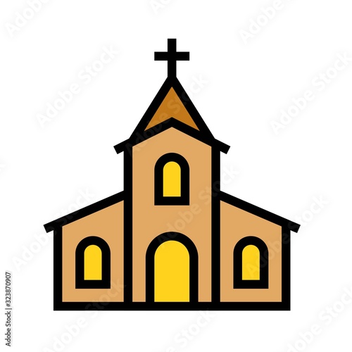 Church icon, Saint patrick's day related vector