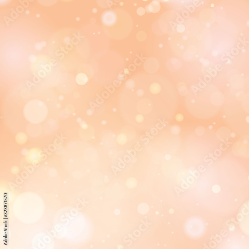 abstract summer blurred light element that can be used for cover decoration bokeh background vector orange color