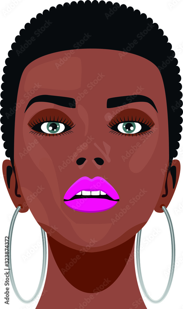 Mujer africana guapa