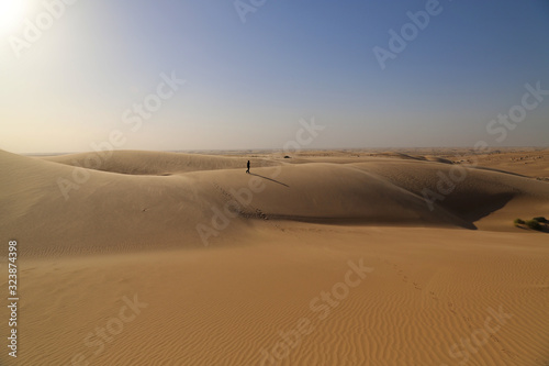 The sound of the wind and sand in the Wahiba desert