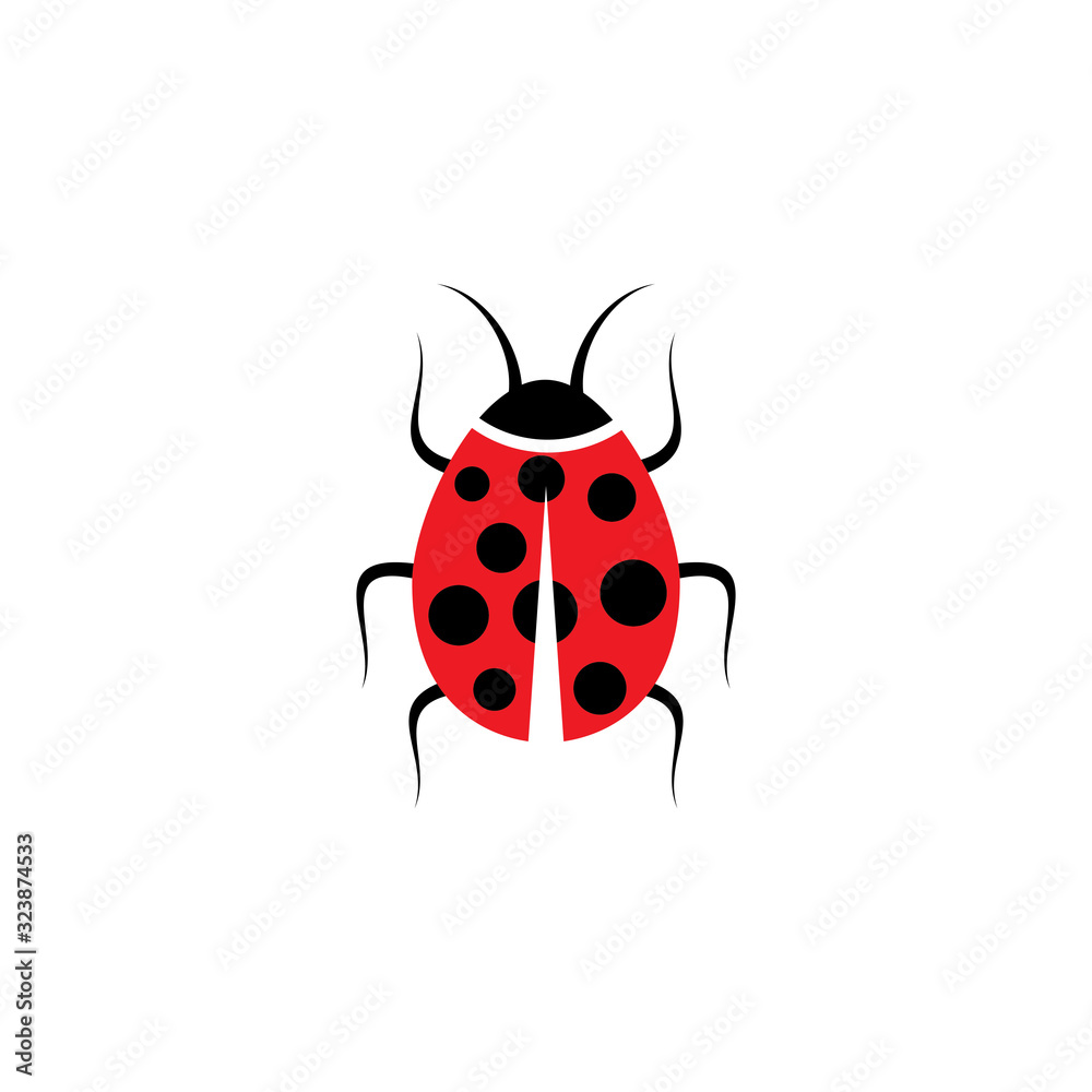 Beauty bug vector illustration icon design Beauty bug vector illustration icon design