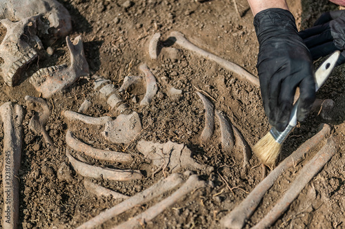 Ancient Burial Site- Archaeological Excavations photo