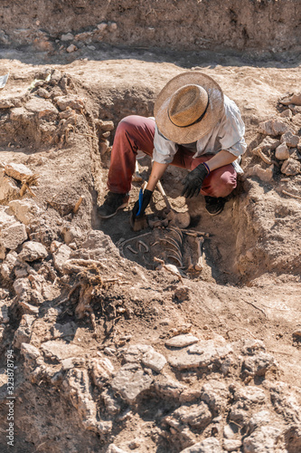 Ancient Burial Site- Archaeological Excavations photo