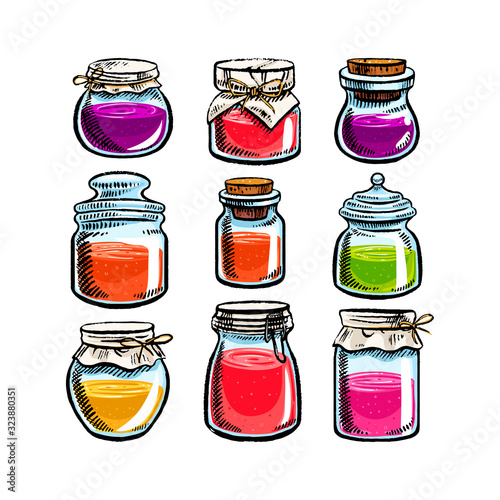 Set of different Jars