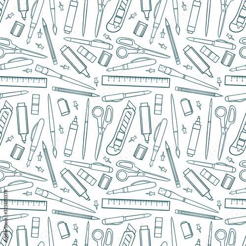 seamless stationery tools