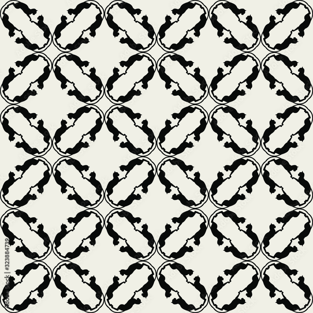 Fototapeta premium Cats pattern. Seamless animal print.