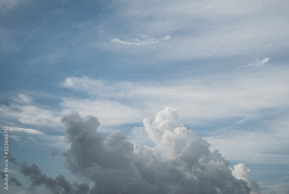 Obraz premium dramatic clouds in the sky,