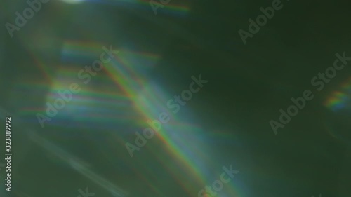 Single shot of flickering light bokeh