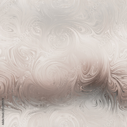 Fractal marble vein wavy ink dye fluid line mineral artistic swatch. Mottled ripples luminous glow blotched agate distorted abstract stone design. Seamless repeat raster jpg pattern swatch.