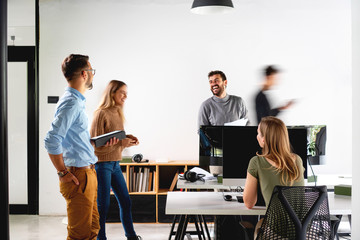 Creative People working in office	