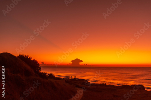sunrise on the beach © Jorge