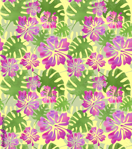Vacation  summer  travel  hawaii seamless pattern design for any purpose.