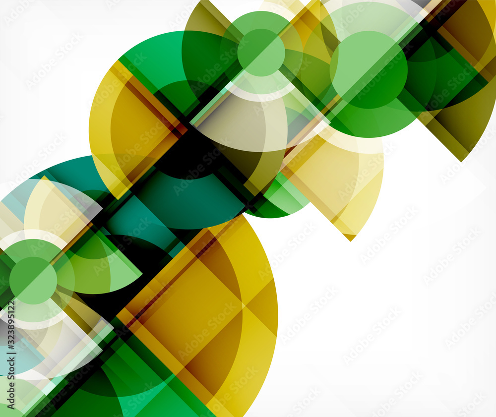 Abstract background, circle and triangle design round shapes overlapping. Geometric trendy template. Vector Illustration For Wallpaper, Banner, Background, Card, Book Illustration, landing page Abstract background, circle and triangle design round shapes overlapping. Geometric trendy template. Vector Illustration For Wallpaper, Banner, Background, Card, Book Illustration, landing page