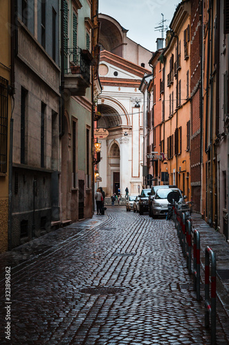 Mantua, historic center. Street, Urban