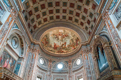 The co-cathedral basilica of Sant'Andrea, the largest church in Mantua