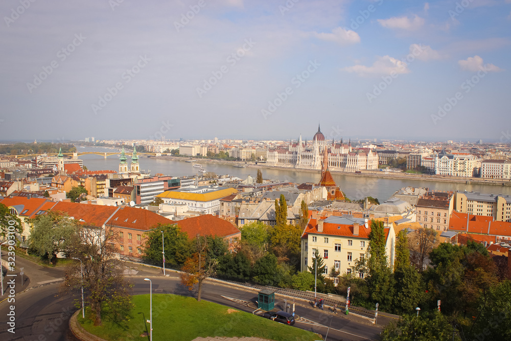 Beautiful views of the Danube in Budapest