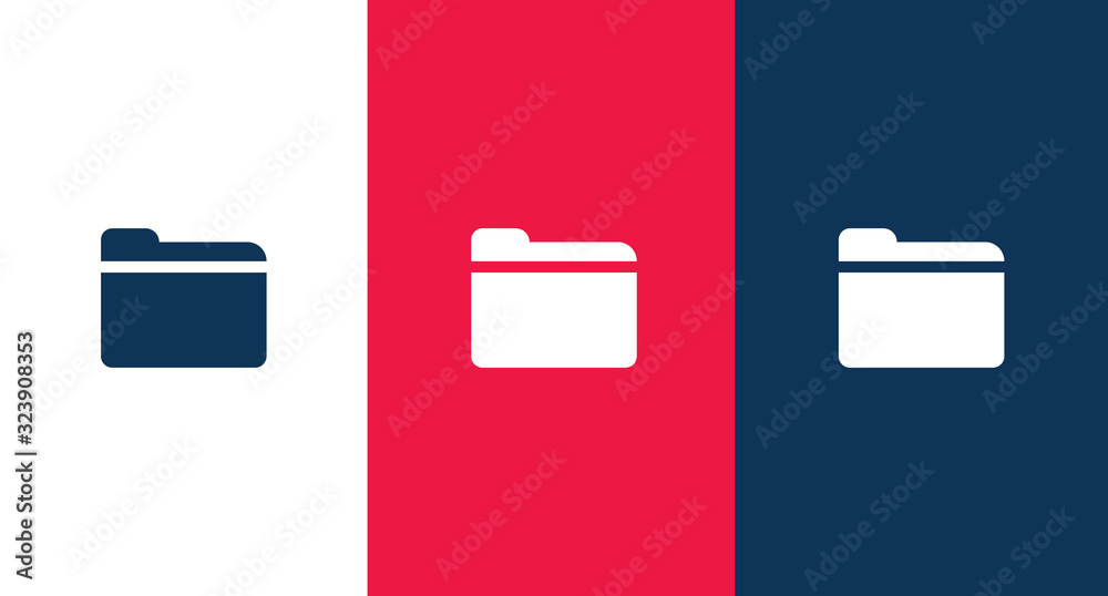 Folder icon illustration isolated vector sign symbol Folder icon illustration isolated vector sign symbol