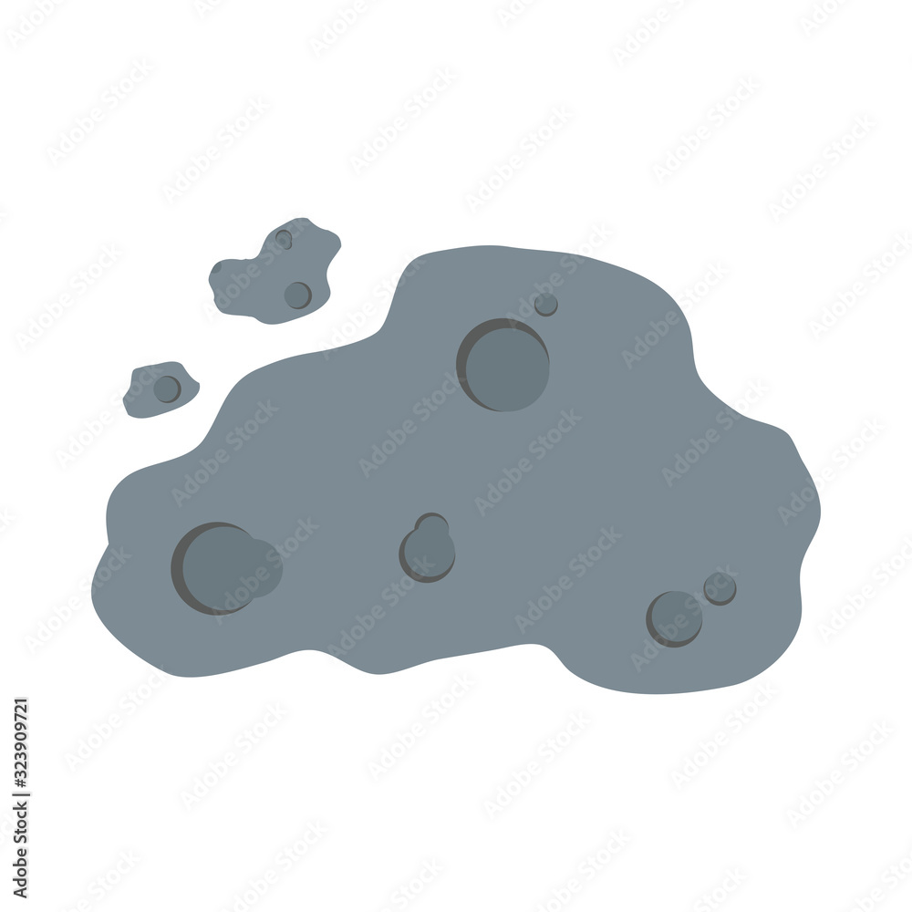 Isolated rocket flat style icon vector design Isolated rocket flat style icon vector design