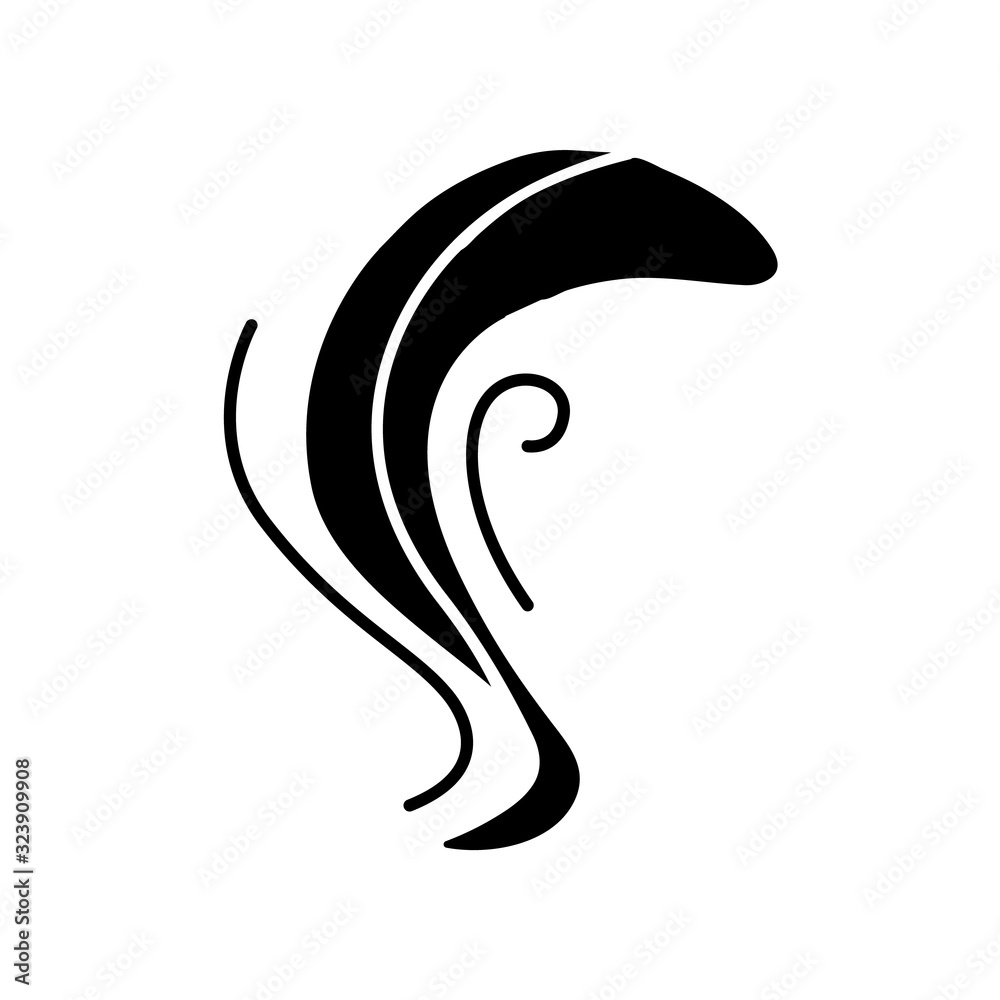 Odor black glyph icon. Bad smell. Perfume scent. Stink cloud, stench, gas. Fragrance curves. Smoke stream, fume swirls, evaporation. Silhouette symbol on white space. Vector isolated illustration Odor black glyph icon. Bad smell. Perfume scent. Stink cloud, stench, gas. Fragrance curves. Smoke stream, fume swirls, evaporation. Silhouette symbol on white space. Vector isolated illustration