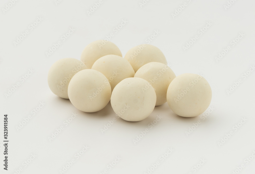 Salty dry kurt. National sour milk product of Central Asia Salty dry kurt. National sour milk product of Central Asia