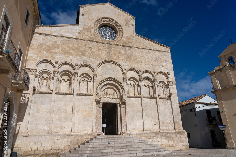Termoli, Italy, cathedral facade