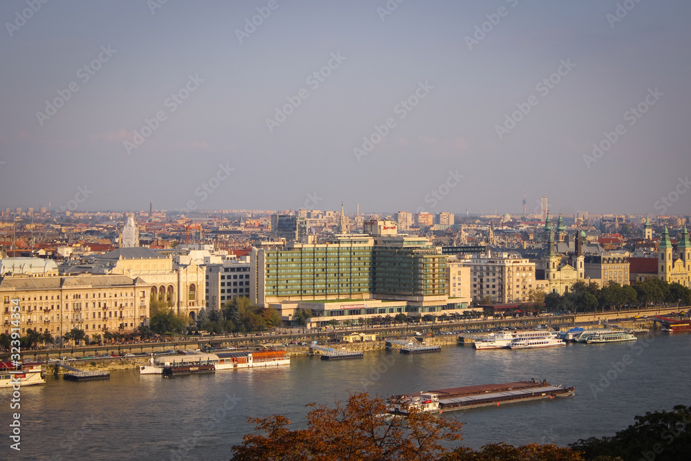Beautiful views of the Danube in Budapest