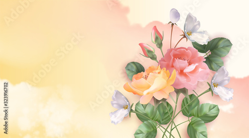 Floral Holiday Background