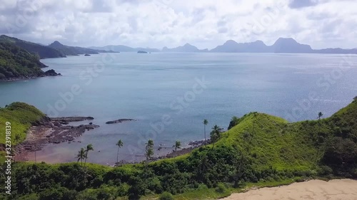 Napcan beach from the sky photo