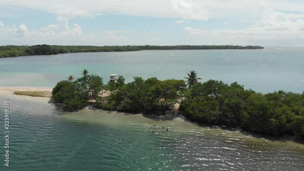 Located near the Bon Accord Lagoon; this unique beach is called No Man ...