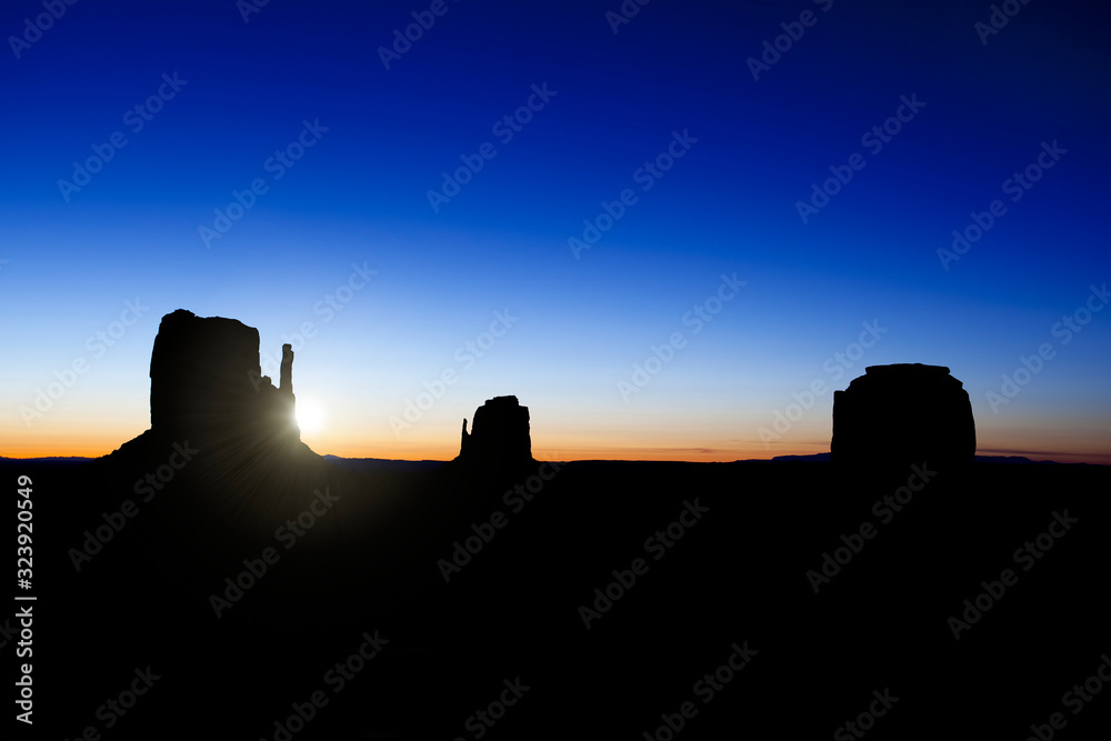 Monument valley sunrise