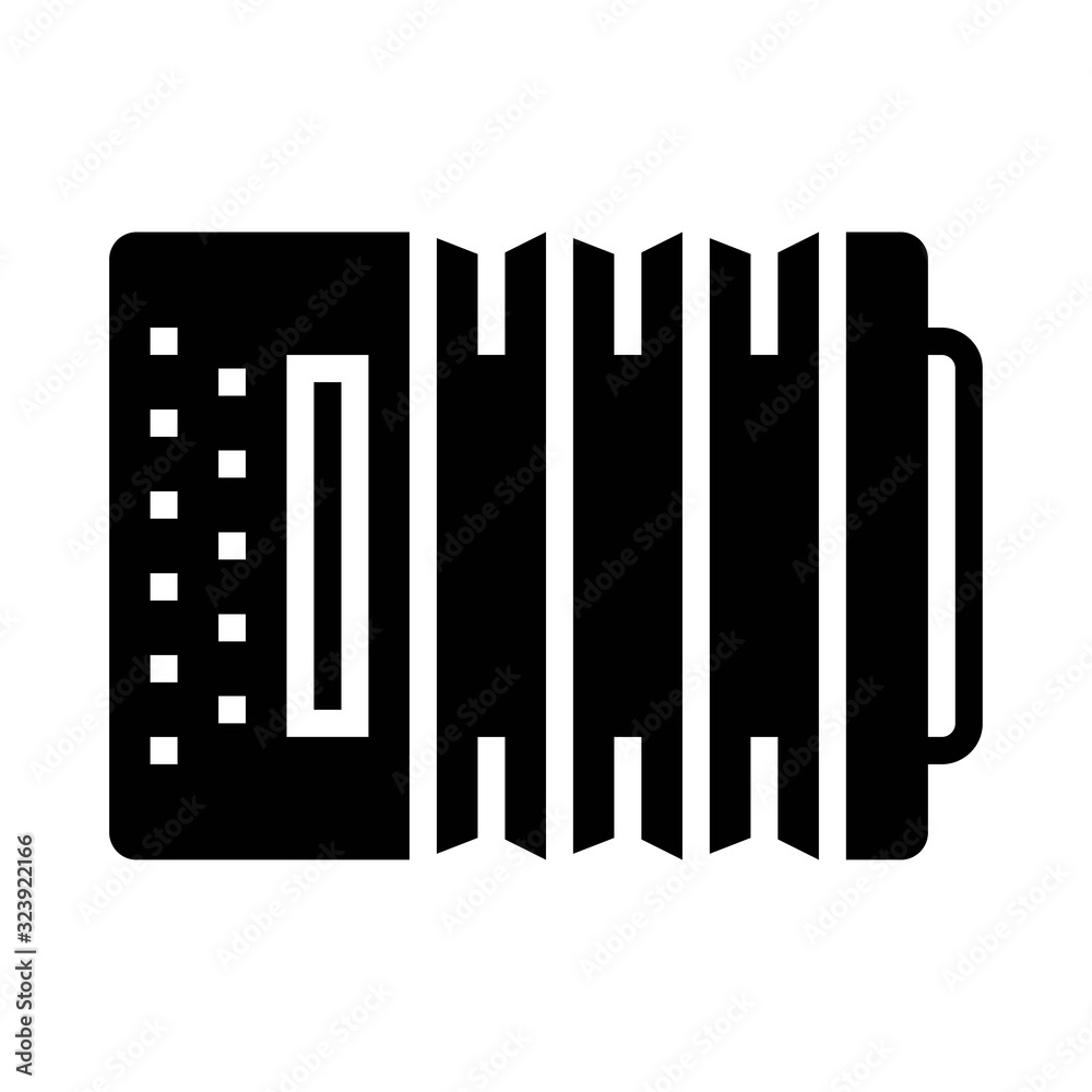 Accordion icon, Saint patrick's day related vector Accordion icon, Saint patrick's day related vector