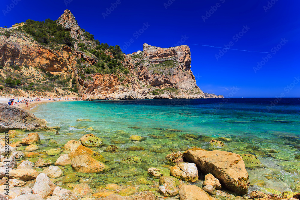Spain, landscape summer on Costa Blanca Sea Coast, Alicante Province