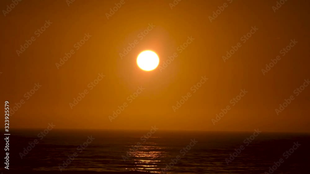 Beautiful California Sunset At Beach Beautiful California Sunset At Beach