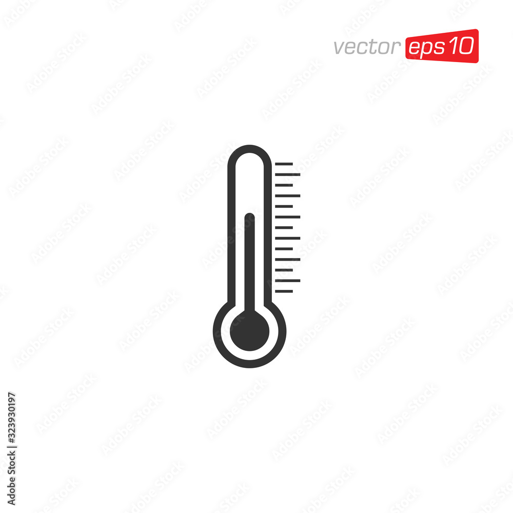 Thermometer Icon Design Vector Illustration Thermometer Icon Design Vector Illustration