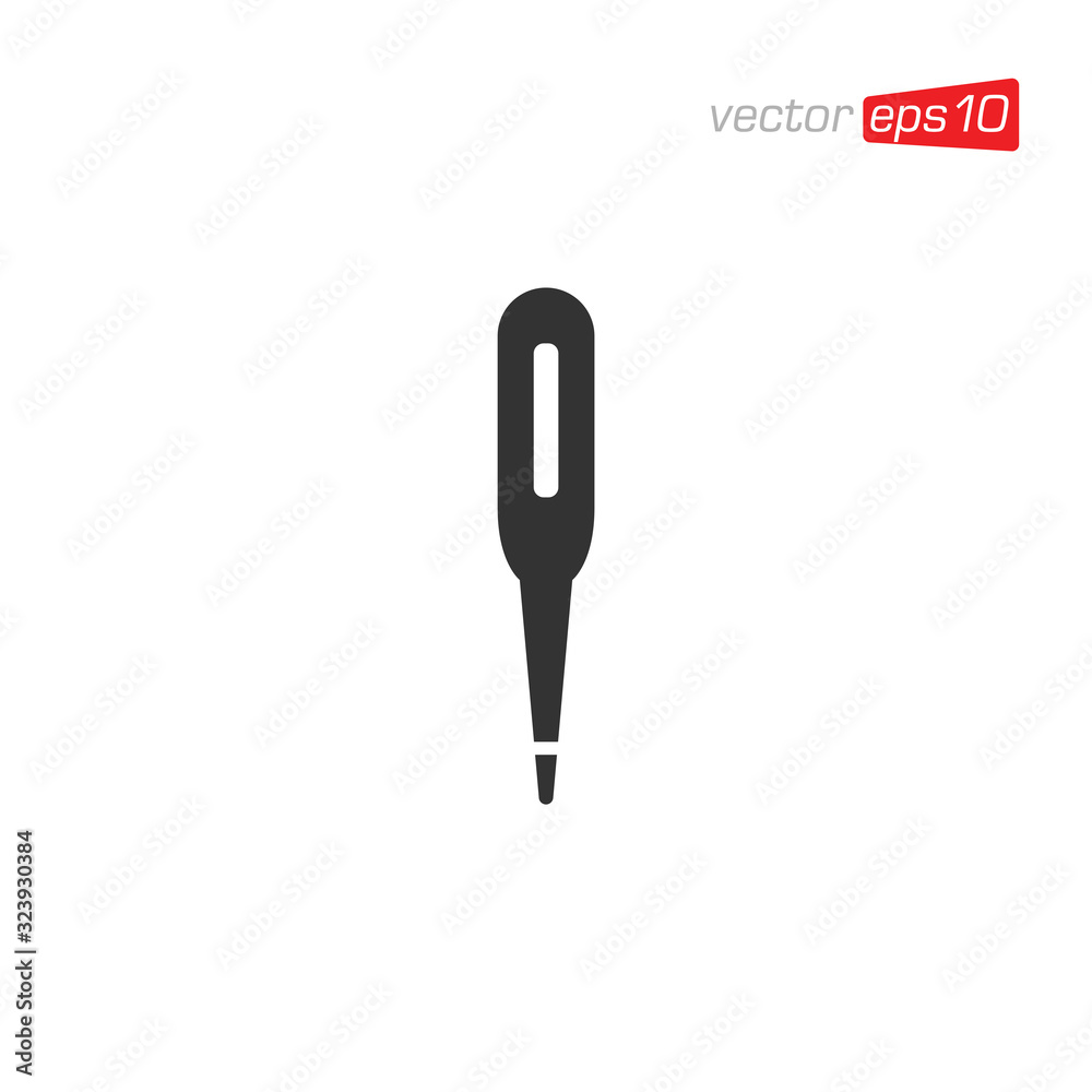 Thermometer Icon Design Vector Illustration Thermometer Icon Design Vector Illustration