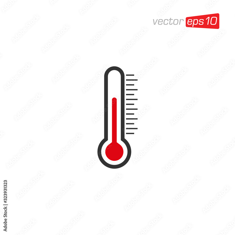 Thermometer Icon Design Vector Illustration Thermometer Icon Design Vector Illustration