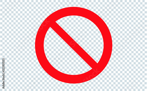 Stop symbol board for traffic. Vector illustration.