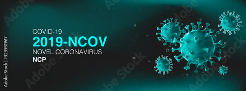 China epidemic coronavirus 2019-nCoV in Wuhan, Novel Coronavirus (2019-nCoV). Virus Covid 19-NCP. nCoV denoted is single-stranded RNA virus.