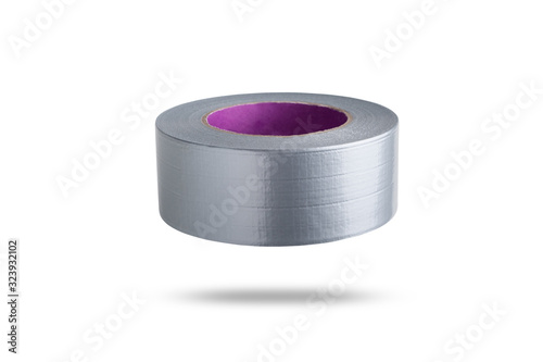  household construction adhesive tape for repair. isolated on white background
